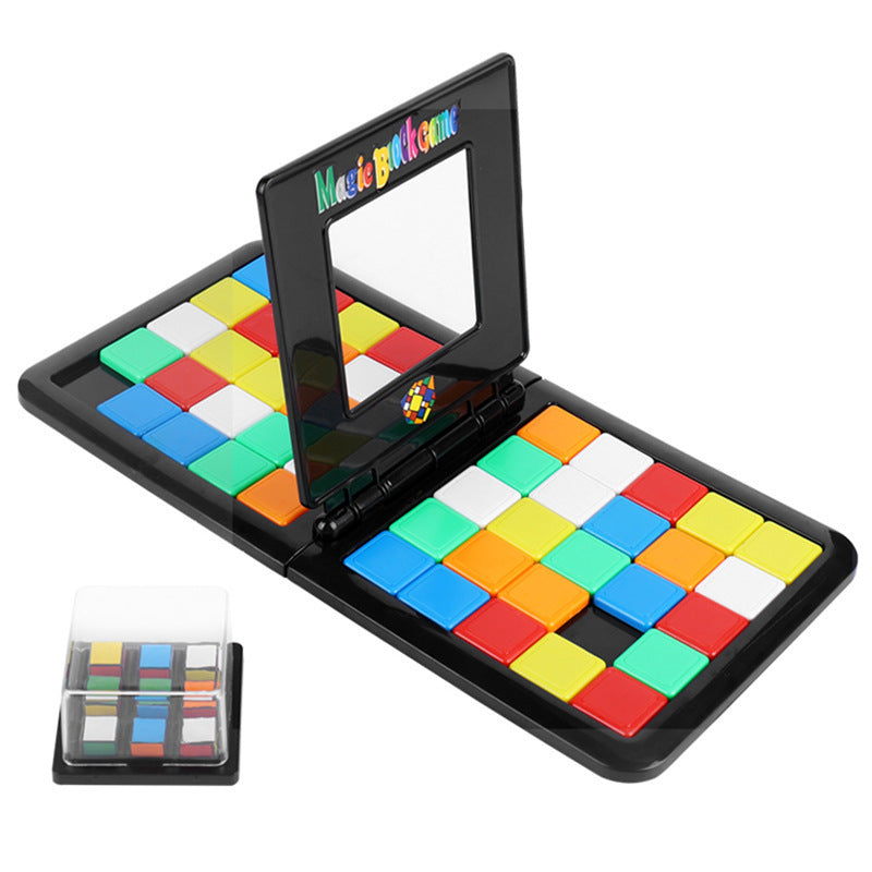 Color Battle Square Race Game Parent-Child Square Desktop Kids Puzzles